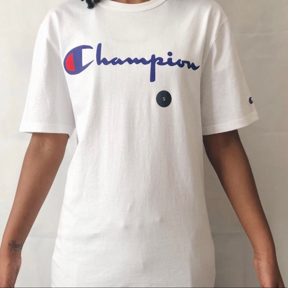 Champion White tee